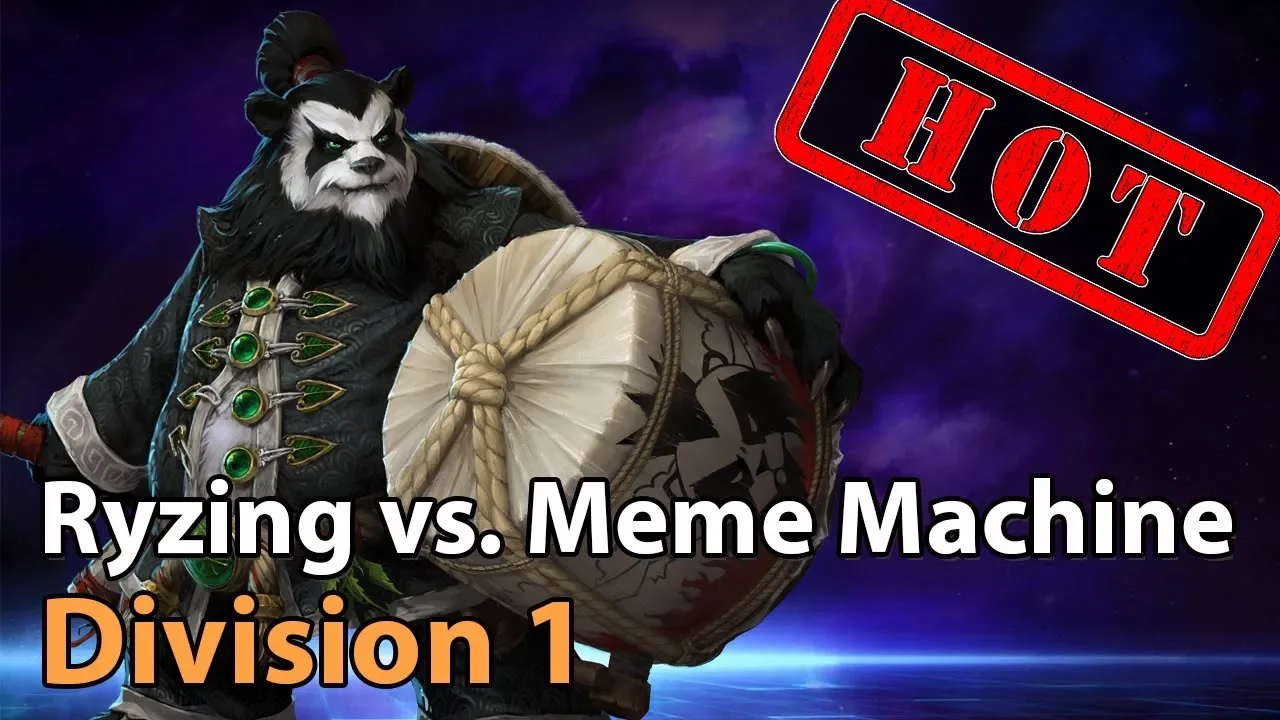 ► Heroes of the Storm: Meme Machine vs. Ryzing Gaming - Division 1 - Heroes Lounge