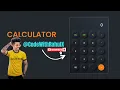 How to Make a Calculator Using HTML CSS JavaScript Beginner Project Tutorial
