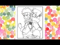 Naruto Coloring Page Coloring Naruto Sasuke Coloring Naruto Manga for Kids