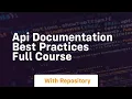 api documentation best practices full course