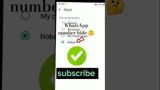Whatsapp Number Hide How To Hide Whatsapp Number Numberhide Shorts Viral Today Whatsapp Vairl 