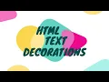 Text Decoration