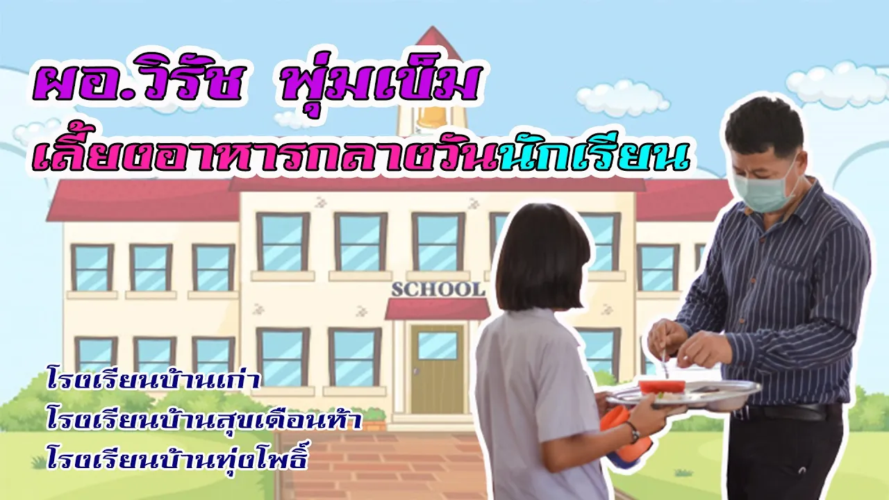 #EP57 เก็บตก กิจกรรม ทริปเลี้ยงอาหารกลางวัน โรงเรียนบ้านโคกสีแก้ว 4/4