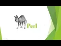 Perl Data types
