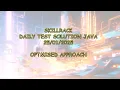 SkillRack Daily Test Java Solution 2025
