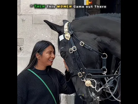 Wait For End⚡when that woman came :🥺❤️#fyp #kinggaurdhorse #horselovers #streetvloger #sadlove #pak