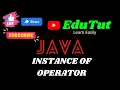 instanceof Operator Java For Beginners EduTut Learn Easily in Tamil