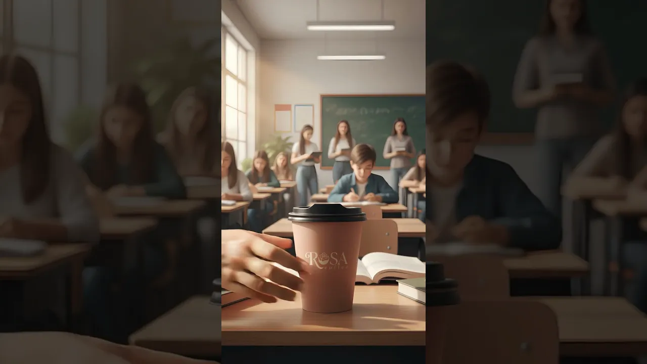 Rosa Coffee üçüncü nesil kahve dükkanı dikey Reels videosu kapağı