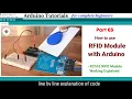 How to use RFID Module RC522 with Arduino with CODE Arduino RFID Reader Tutorial in English