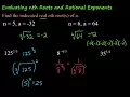 Evaluating nth Roots and Rational Exponents
