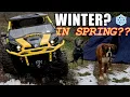 Download Lagu WINTER CAMPING IN SPRING ❄️🌲 | Me, Dogs \u0026 Can-Am in the Snowy Mountains
