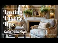 Vintage Home Styling with Noble Undertones How to Achieve Quiet Lasting Luxury
