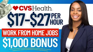 CVS REMOTE JOBS ONLINE 1 000 HIRING BONUS WORK AT HOME JOBS 2023