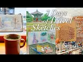 Download Lagu Getting into Travel Sketching: My sketchbooks, palette, and lessons learned... 🎨 Seoul Art Vlog