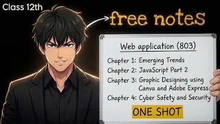 Web Application Code 803 Class 12 One Shot Complete Syllabus Revision All Chapters CBSE 2026