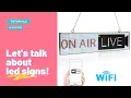 Led message board app how to program animation tutorials
