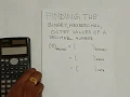 Decimal to Binary Hex Oct using fx-991 MS Calculator