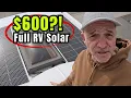 Full Cost Breakdown 400W RV Solar for Under 600