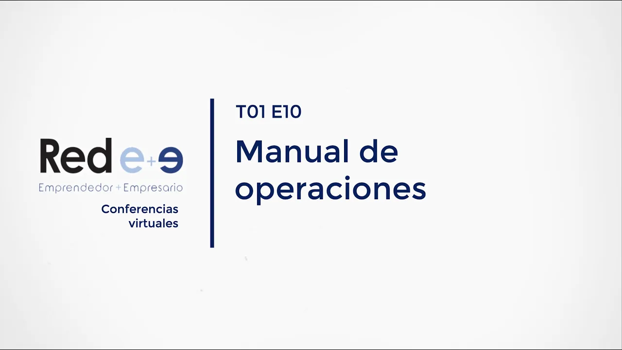 Manual de operaciones