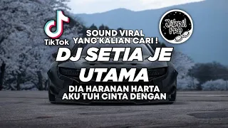 Download DJ SATIA JE UTAMA LAGU DAYAK DIA HARANAN HARTA AKU TUH CINTA DENGAM VIRAL TIKTOK REMIX FULL BASS ! MP3