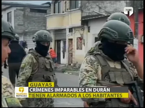 Crímenes imparables en Durán tienen alarmados a los habitantes