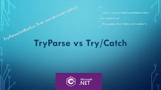 TryParse vs in C