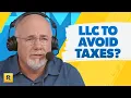 Get An LLC To Avoid Paying High Taxes