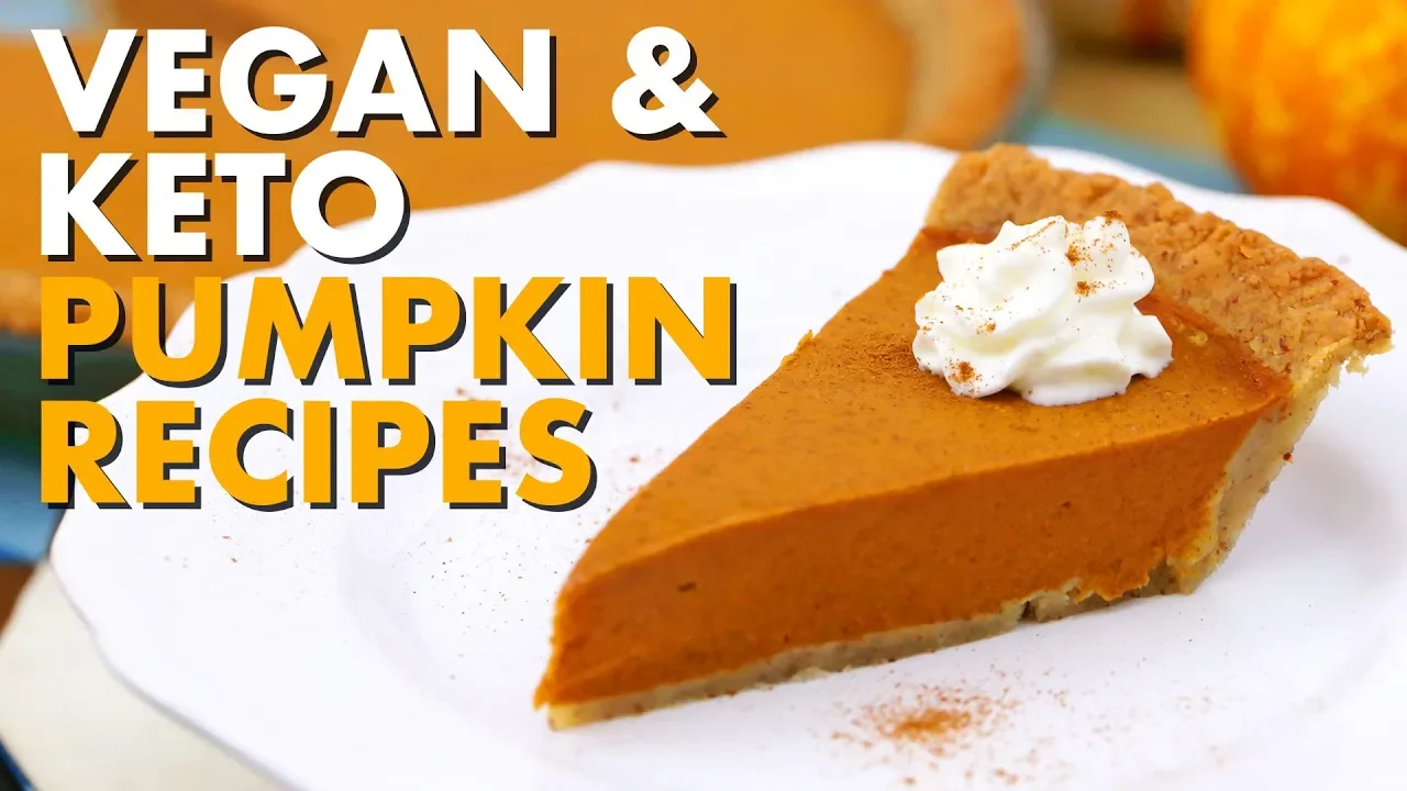 Keto Vegan Pumpkin Pie, Pumpkin Cheesecake & More Recipes!