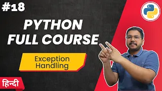 Exception Handling in Python Python Full Course in Hindi 2023 Tuffle