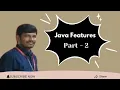 Java Features Part 2 Java Programming SNS Institutions