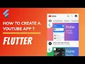 How to create a Youtube app using Flutter - UI Design Speedcode