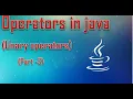 Unit-4 Operator in java part-3