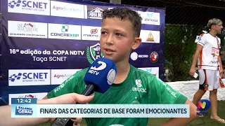 Finais da Copa NDTV Taça SCNET destacam talentos das categorias de base