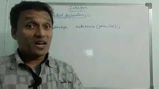 Interface in java Interface in Java with Example Java Interface Java Programming in Telugu