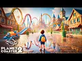Planet Coaster 2 Relaxing Longplay Building the PERFECT Theme Park Stress Relief Fall Asleep