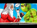 BUFF GRINCH vs BUFF SANTA In GTA 5 Super Strength