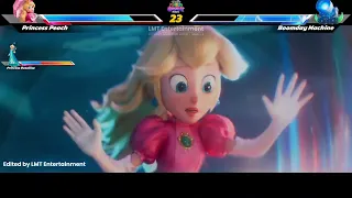 Mario Galaxy 2026 Pr Peach rescues Pr Rosalina Vs Boomday Machine WITH HEALTHBARS Concept Game UI
