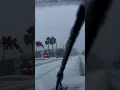 This doesn t look like the south Driving through Houston roadway during snow storm