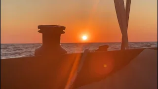 Sailing back to Punta Gorda and exhaust elbow repair