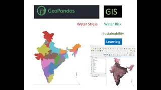 Water Stress - 1 GIS data basics using python to create study area for water stress mapping