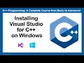 Installing Visual Studio 2022 for C on Windows