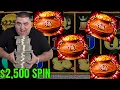 2 500 Spin Non Stop BONUSES JACKPOTS On Million Dollar Dragon Link
