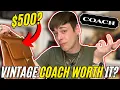 Are Vintage Coach Bags WORTH The HIGH Price Tags