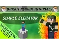 Simple Elevator DESCRIPTION Minecraft Bukkit Plugin