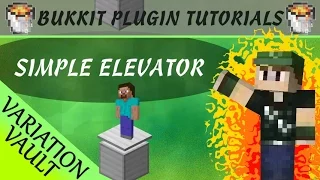 Simple Elevator DESCRIPTION Minecraft Bukkit Plugin