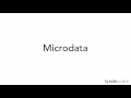 HTML5 Tutorial for Beginners Overview of HTML5 microdata