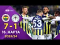 Fenerbahce 7-1 Tumosan Konyaspor 16 Hafta - Trendyol Super Lig