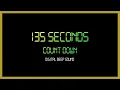 135 Seconds Every Seconds Beep Sound Digital Count down timer