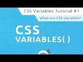 CSS Variables Tutorial - What are CSS Variables