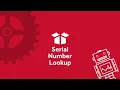 Serial Number Lookup